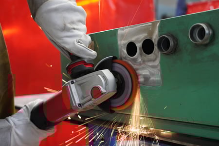 A ceramic strip disc is a good option for removing paint and coatings from base material. It will leave a smooth finish with less effort.