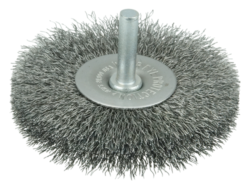 Weiler 6090 Face Crimped Wire Wheel, 8' Medium, 0.06' Stee